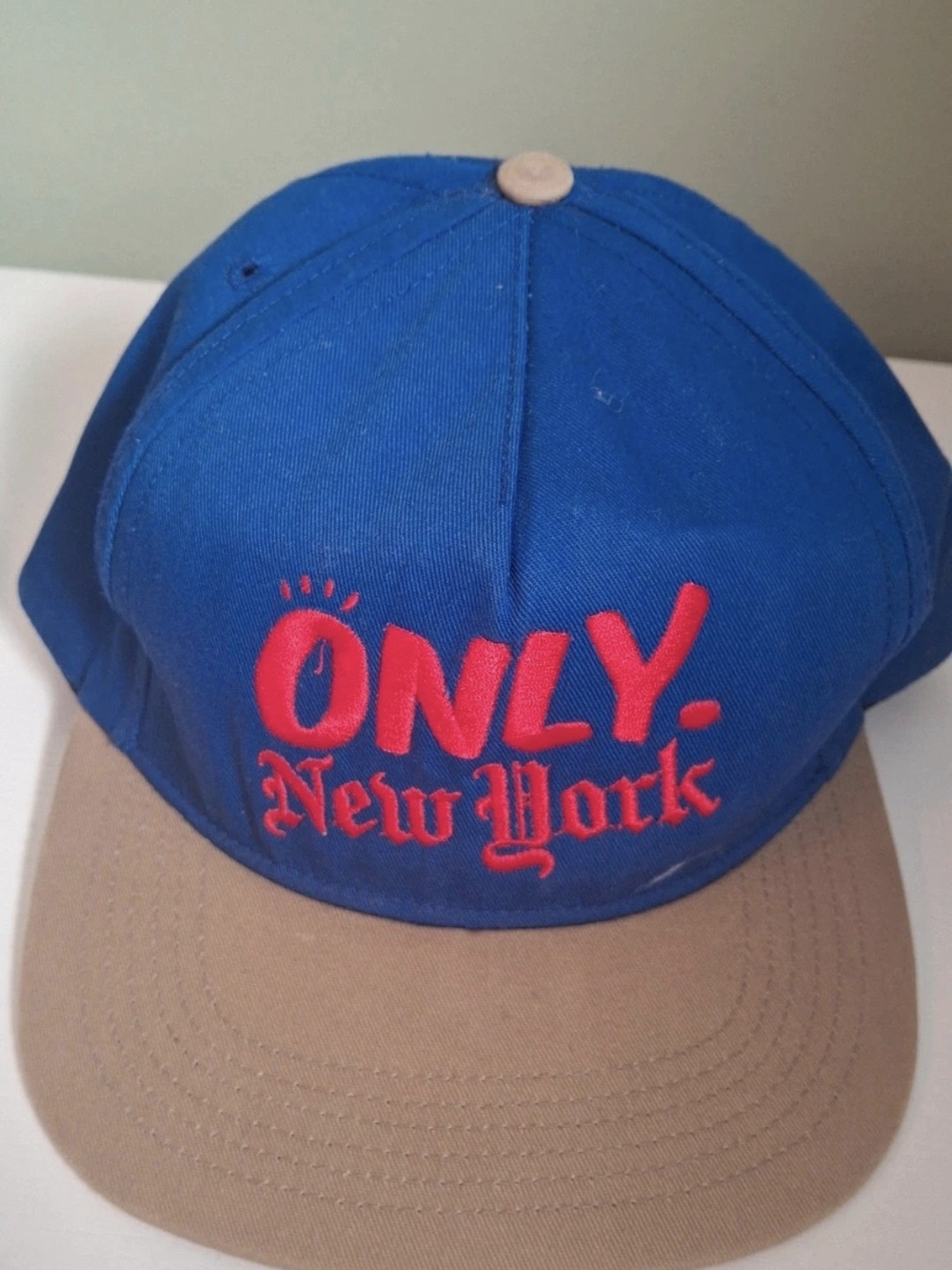 ONLY adjustable cap one size blue beige red